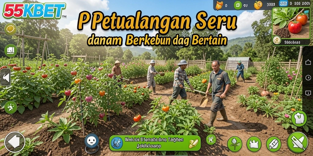 Tampilan gameplay 55KBET yang menakjubkan dalam dunia pertanian.