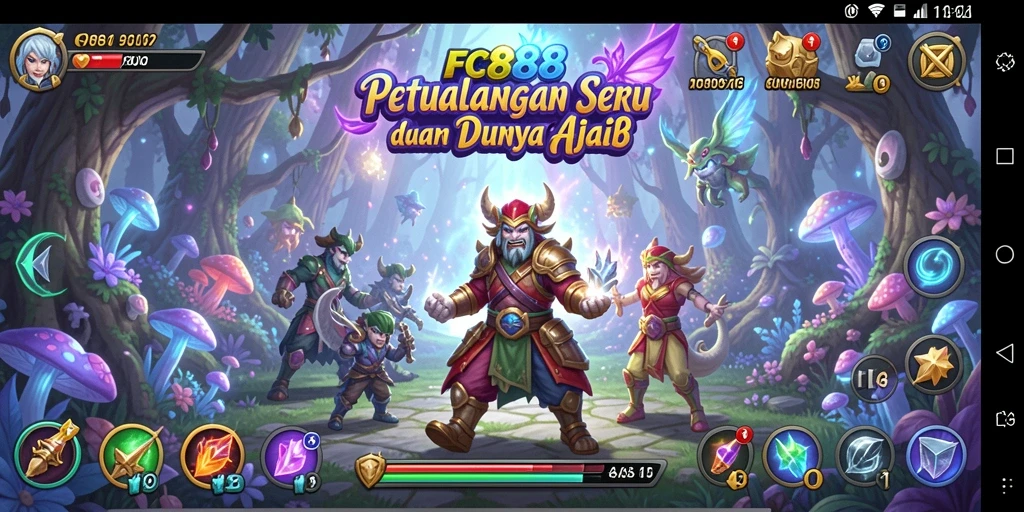 Tangkapan layar menampilkan gameplay <strong>FC888</strong> yang seru dan penuh aksi petualangan.