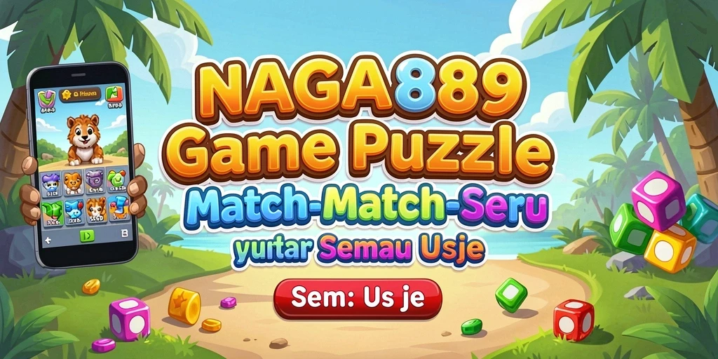 Screenshot gameplay NAGA889 yang menampilkan keseruan Match-3.