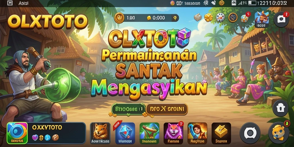 Tampilan gameplay OLXTOTO yang penuh warna dan menarik.