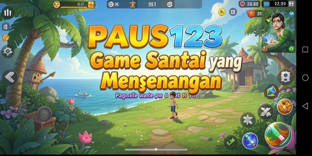 Tampilan gameplay PAUS123 yang menyenangkan dan penuh warna.