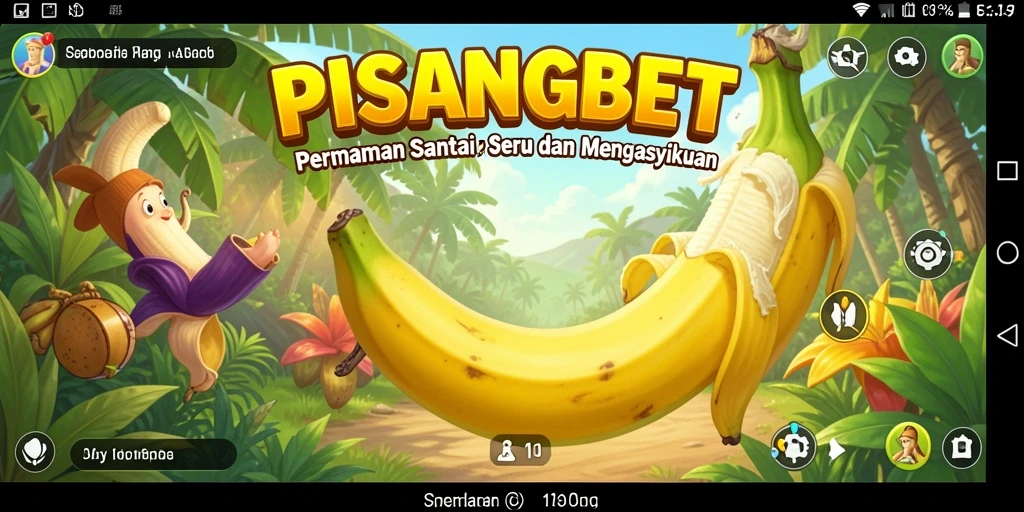 Tangkapan layar gameplay PISANGBET menunjukkan keseruan permainan casual yang interaktif.