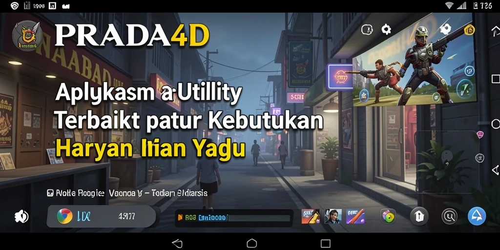 Tampilan antarmuka PRADA4D yang intuitif dan ramah pengguna.