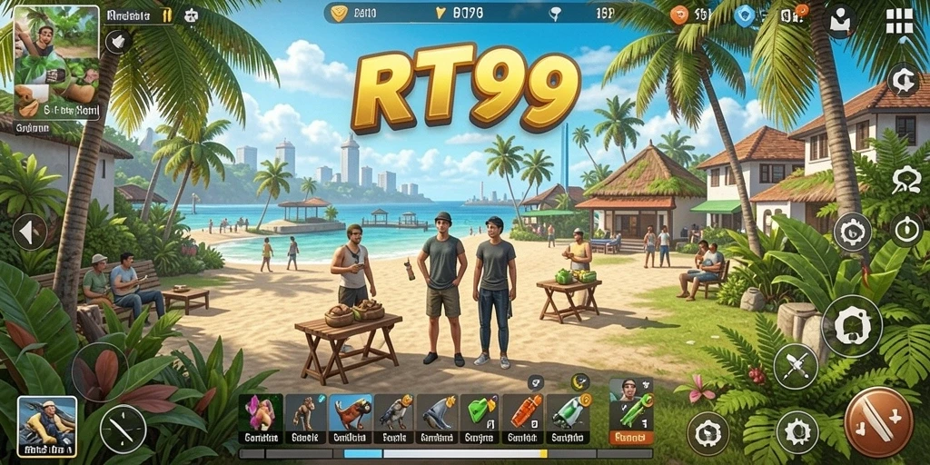 Tampilan gameplay dari RT99 yang santai dan mengasyikkan.